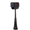 Hummingbird Curbside Mailbox with Newspaper Tube with Direct Burial Kit - Special Lite Products