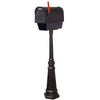 Hummingbird Curbside Mailbox with Newspaper Tube with Direct Burial Kit - Special Lite Products