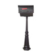 Hummingbird Curbside Mailbox with Newspaper Tube with Direct Burial Kit - Special Lite Products