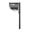 Curbside Mailbox with Newspaper Tube, Front Address Numbers - Special Lite Products