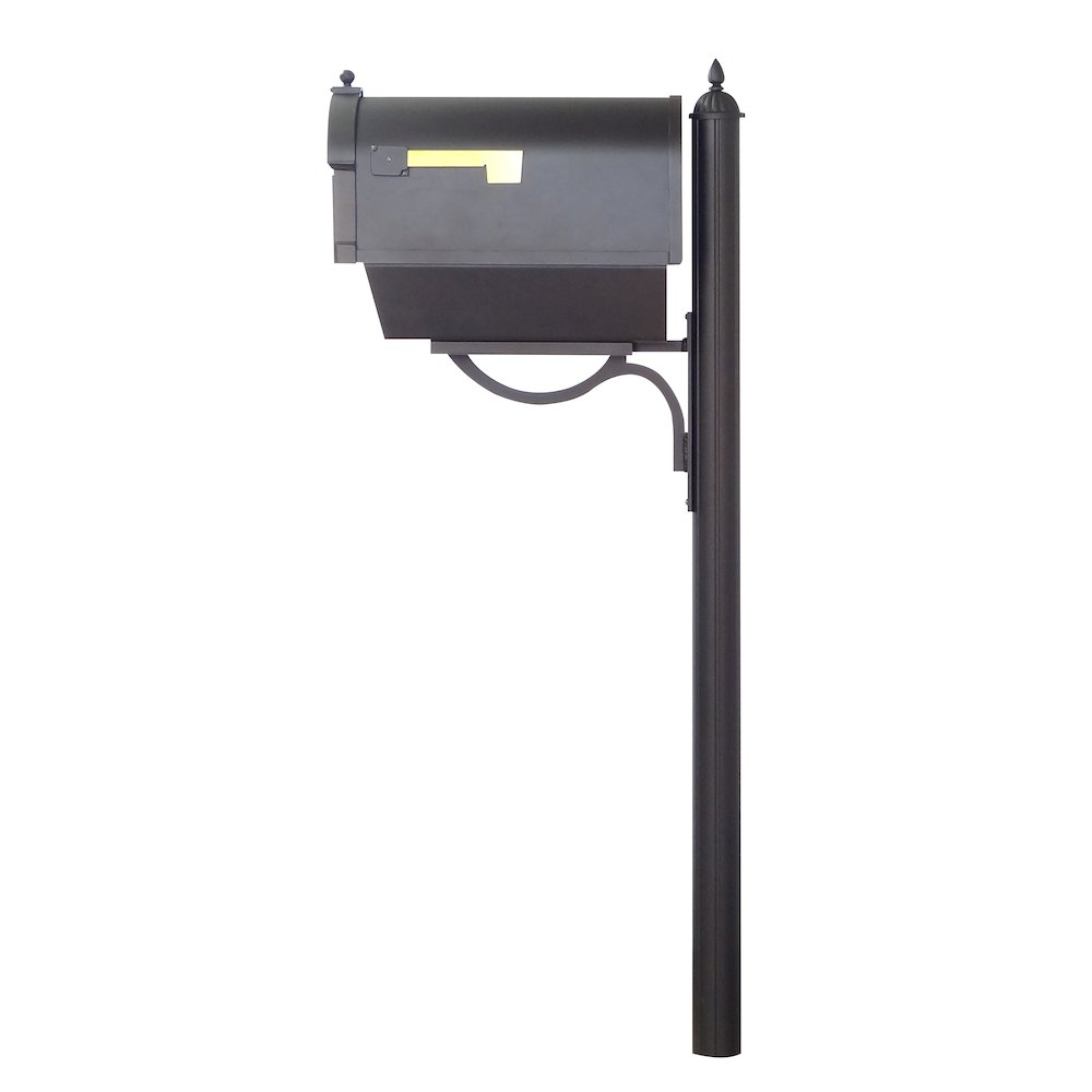 Curbside Mailbox with Newspaper Tube, Front Address Numbers - Special Lite Products