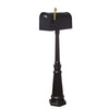 Curbside Mailbox with Locking Insert and Tacoma Mailbox with Direct Burial Kit - Special Lite Products