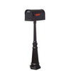 Floral Curbside Mailbox with Locking Insert and Tacoma Mailbox - Special Lite Products