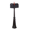 Floral Curbside Mailbox with Locking Insert and Tacoma Mailbox - Special Lite Products