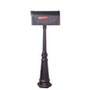 Floral Curbside Mailbox with Locking Insert and Tacoma Mailbox - Special Lite Products