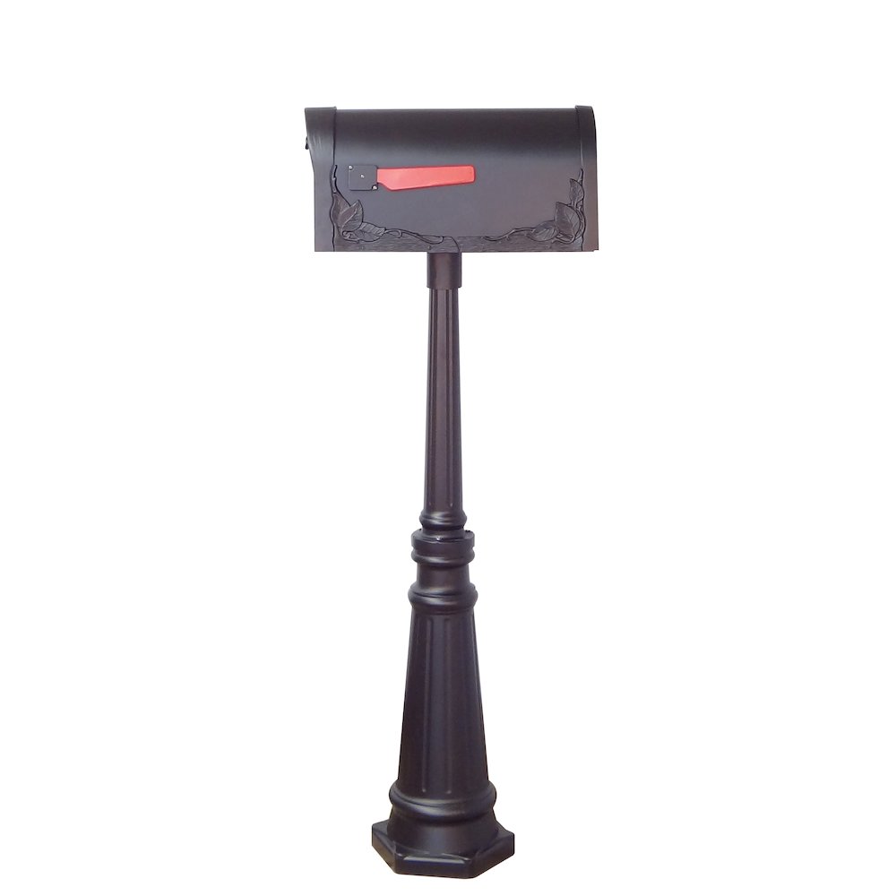 Floral Curbside Mailbox with Locking Insert and Tacoma Mailbox - Special Lite Products