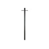 7' Smooth Aluminum Direct Burial Post with Ladder Rest - Special Lite Products