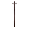 7' Smooth Aluminum Direct Burial Post with Ladder Rest - Special Lite Products