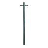 7' Smooth Aluminum Direct Burial Post with Ladder Rest - Special Lite Products