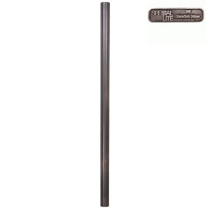 7' Fluted Aluminum Direct Burial Post - Special Lite Products