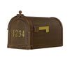 Berkshire Curbside Mailbox with Front Address Numbers and Richland Mailbox Post - Special Lite Products