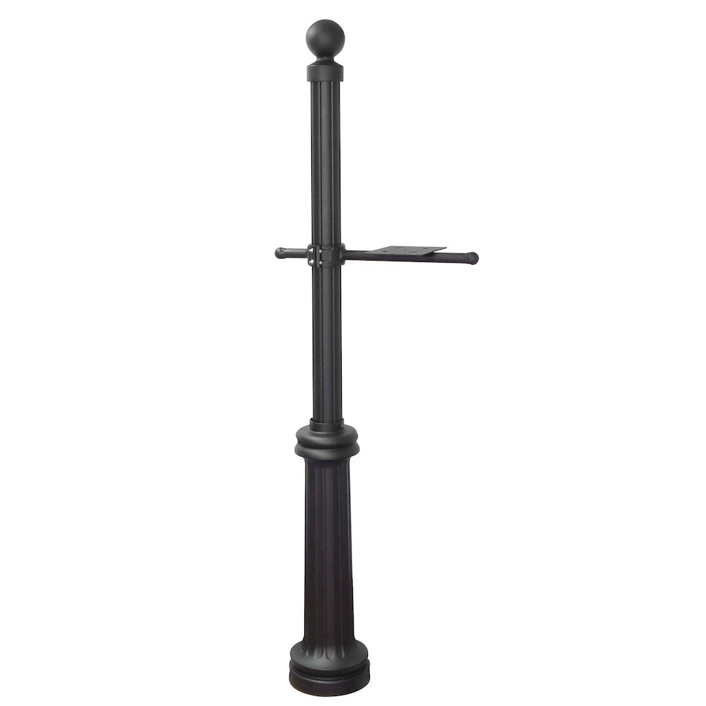 Curbside Mailbox with Front Address Numbers, Locking Insert and Fresno Mailbox - Special Lite Products