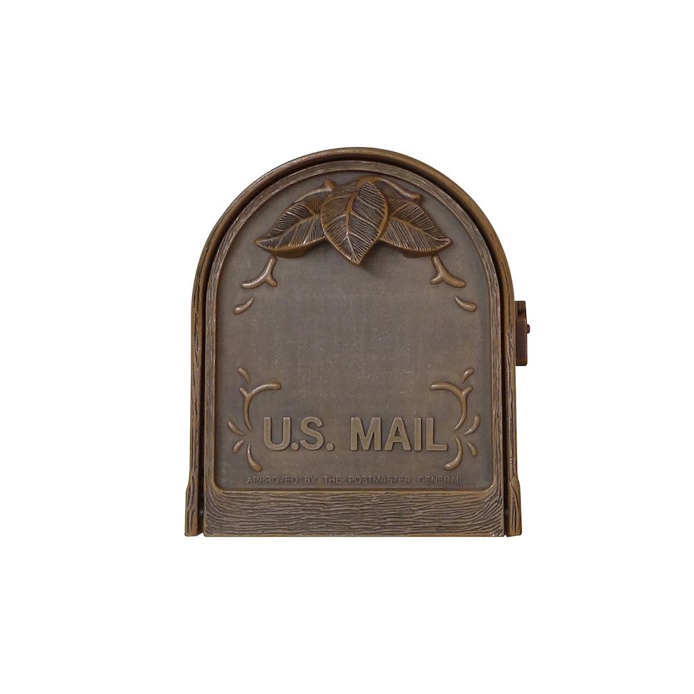 Floral Curbside Mailbox with Floral Mailbox Post - Special Lite Products