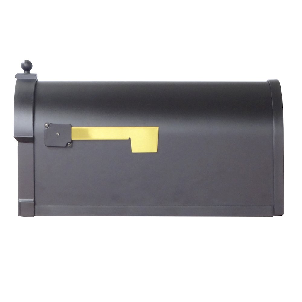 Curbside Mailbox with Front Numbers, Locking Insert and Springfield Mailbox Post - Special Lite Products