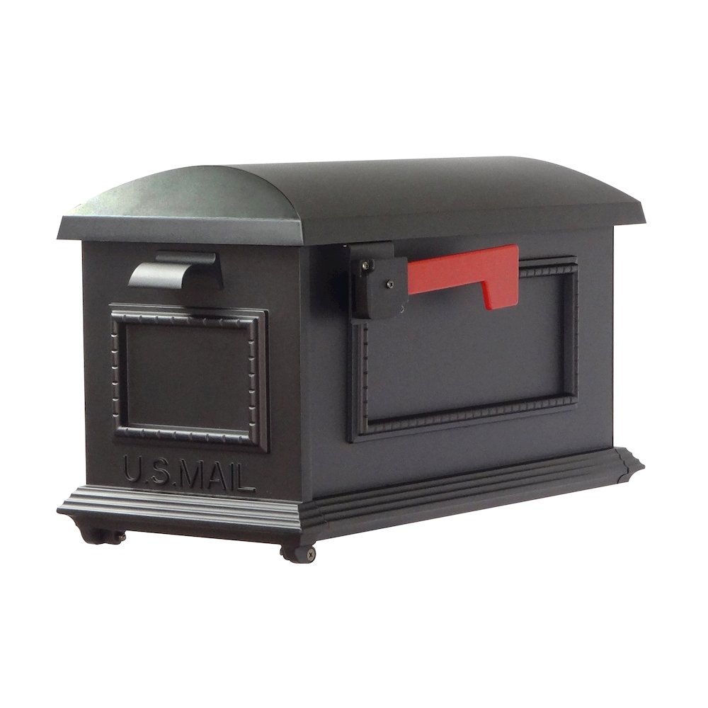 Traditional Curbside Mailbox and Tacoma Mailbox Post with Direct Burial Kit - Special Lite Products