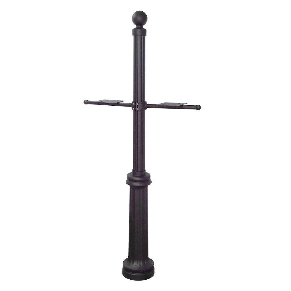 Savannah Curbside Mailboxes with Newspaper Tubes and Fresno Double Mount Mailbox - Special Lite Products