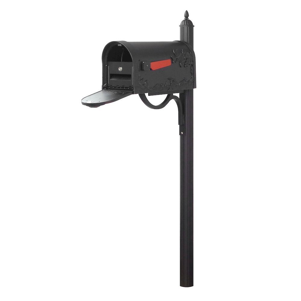 Hummingbird Curbside Mailbox with Locking Insert and Richland Mailbox Post - Special Lite Products