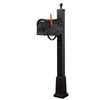 Hummingbird Curbside Mailbox and Springfield Mailbox Post with Base - Special Lite Products
