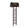 Berkshire Curbside Mailbox with Monogram Mailbox Post - Special Lite Products