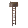 Berkshire Curbside Mailbox with Monogram Mailbox Post - Special Lite Products