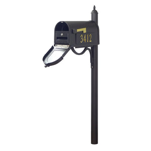 Berkshire Curbside Mailbox with Locking Insert and Richland Mailbox Post - Special Lite Products