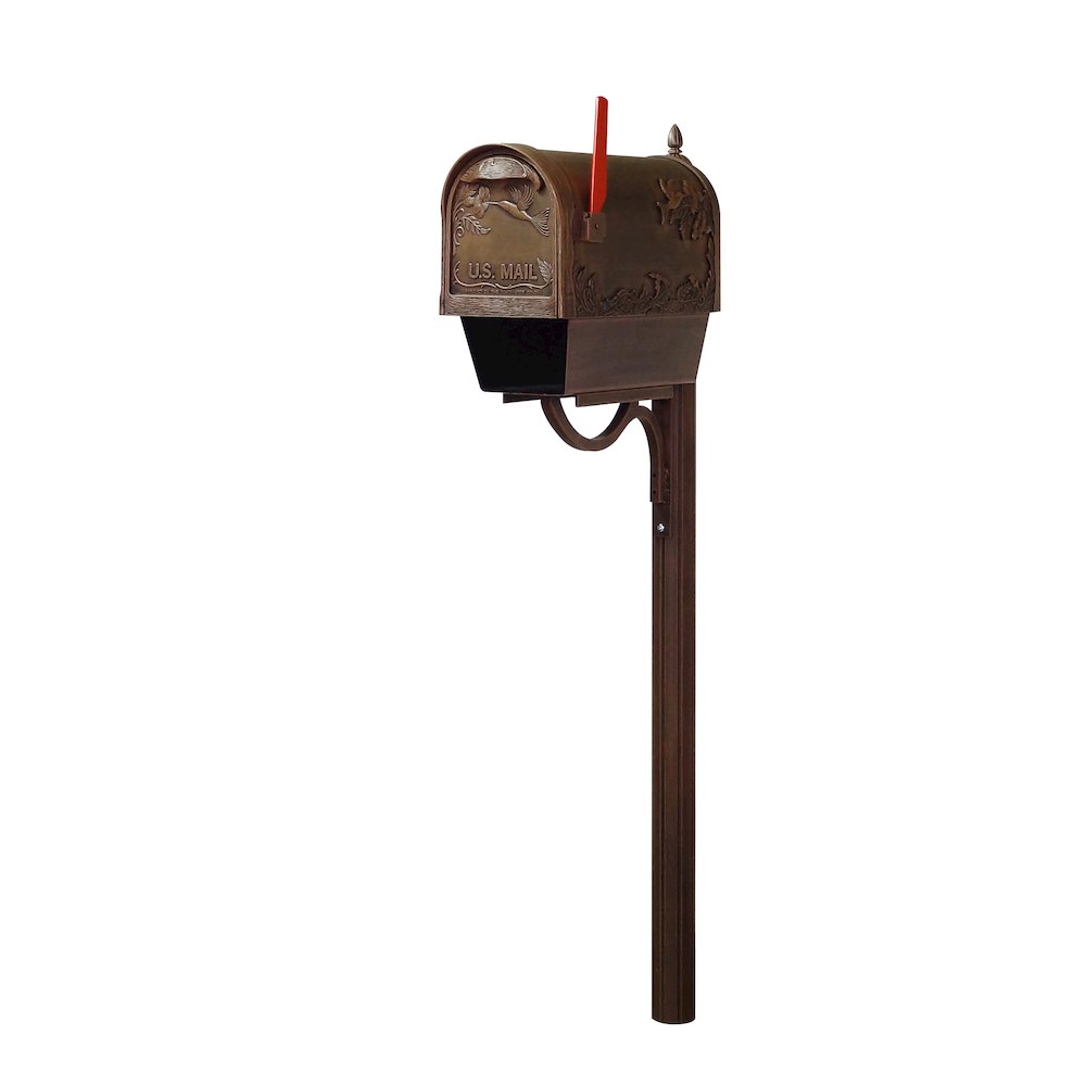 Hummingbird Curbside Mailbox with Paper Tube - Special Lite Products