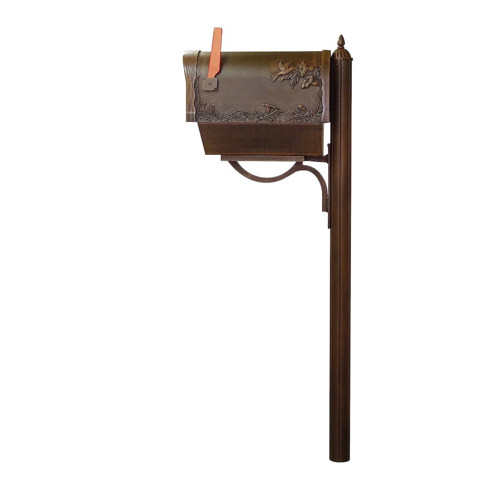 Hummingbird Curbside Mailbox with Paper Tube - Special Lite Products