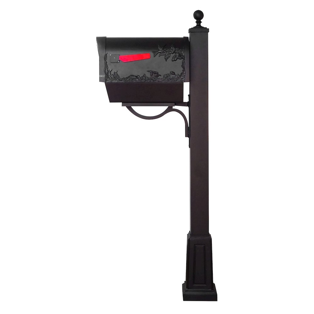 Hummingbird Curbside Mailbox with Newspaper Tube and Springfield Mailbox - Special Lite Products