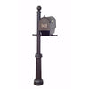 Curbside Mailbox with Newspaper Tube, Front Address Numbers and Fresno Mailbox - Special Lite Products