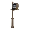 Curbside Mailbox with Newspaper Tube, Front Address Numbers, Locking Insert - Special Lite Products