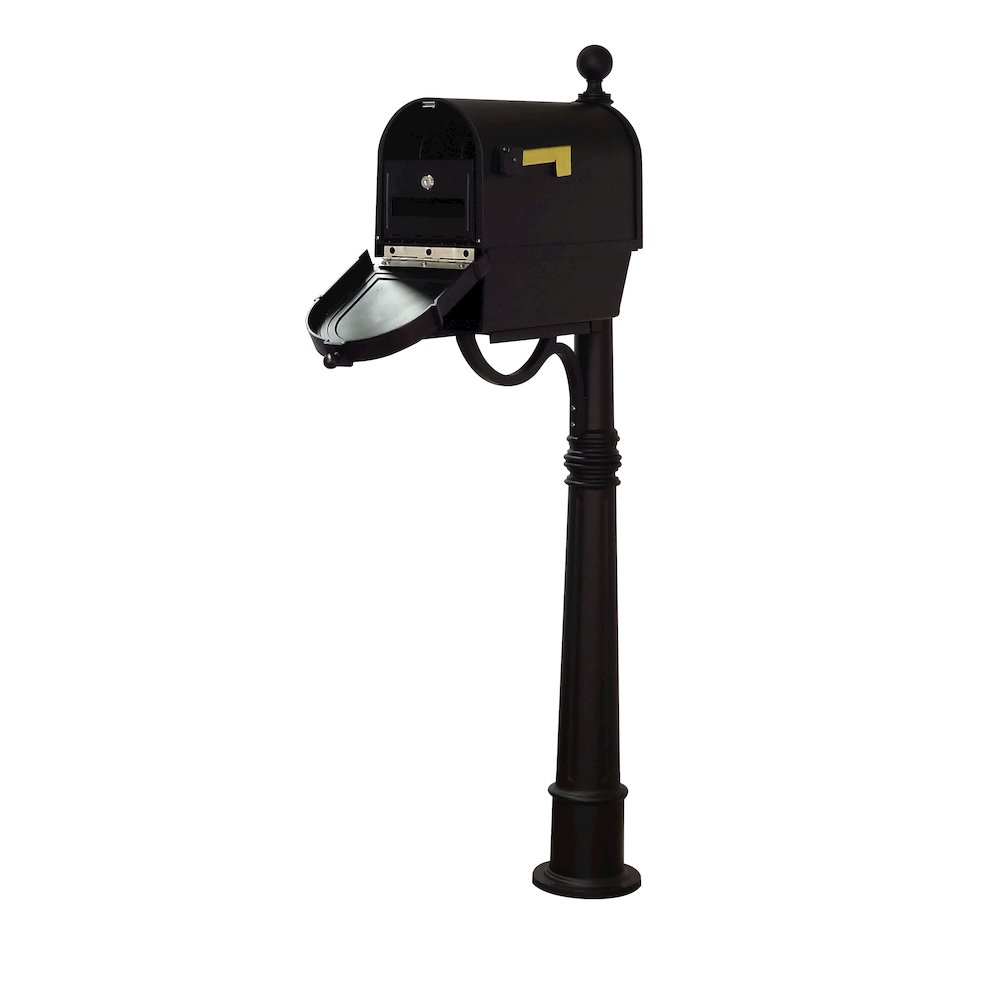 Curbside Mailbox with Front Address Numbers, Newspaper Tube - Special Lite Products