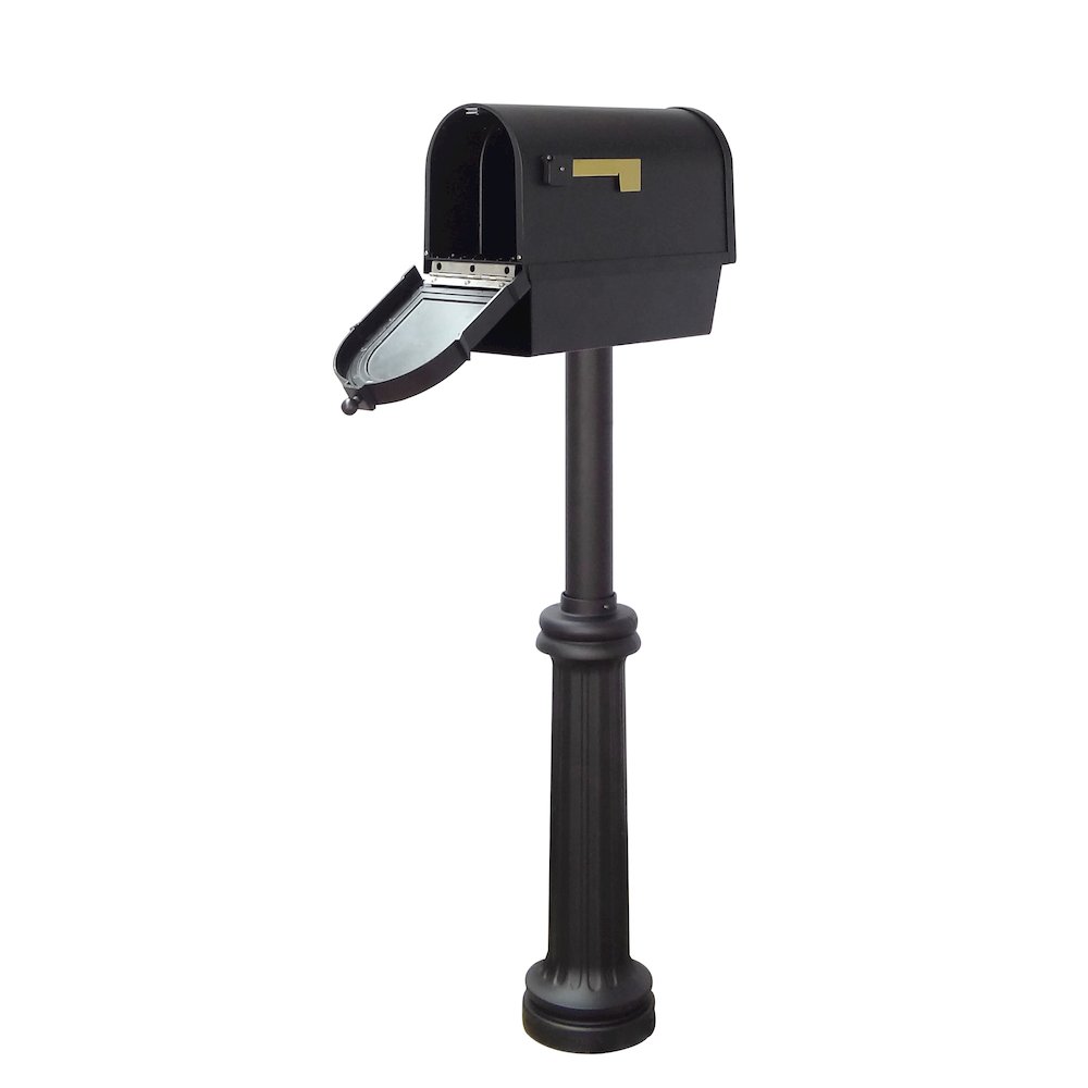 Curbside Mailbox with Newspaper Tube, Front Address Numbers and Bradford Mailbox - Special Lite Products