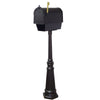 Curbside Mailbox with Newspaper Tube, Locking Insert and Tacoma Mailbox Post - Special Lite Products