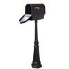 Curbside Mailbox with Newspaper Tube and Tacoma Mailbox with Direct Burial Kit - Special Lite Products