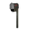 Berkshire Curbside Mailbox with Newspaper Tube and Wellington Mailbox Post - Special Lite Products