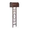 Classic Curbside Mailbox with Monogram Mailbox Post - Special Lite Products