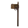 Classic Curbside Mailbox with Locking Insert and Richland Mailbox Post - Special Lite Products