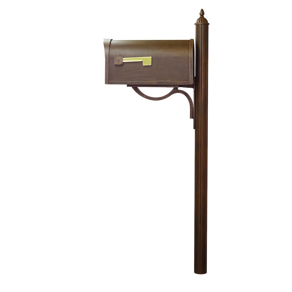 Classic Curbside Mailbox with Locking Insert and Richland Mailbox Post - Special Lite Products