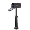 Classic Curbside Mailbox with Locking Insert and Bradford Mailbox Post - Special Lite Products