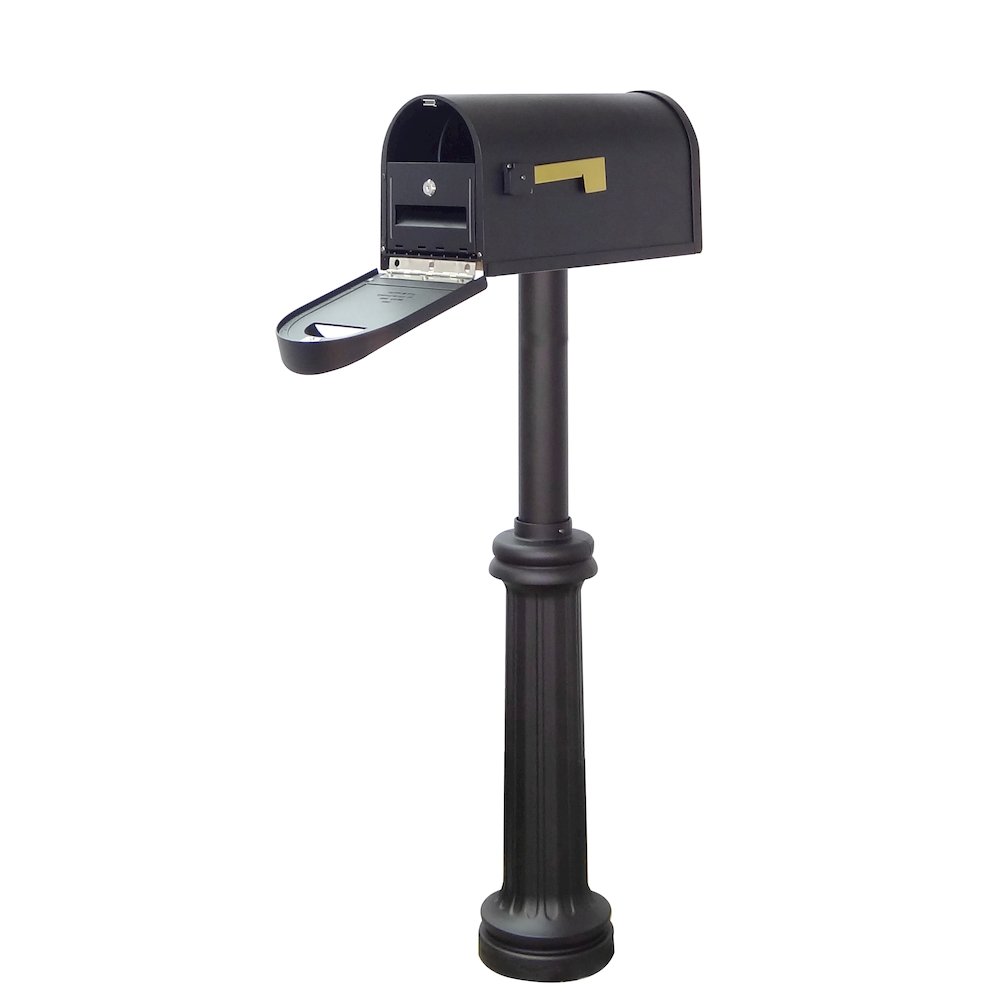 Classic Curbside Mailbox with Locking Insert and Bradford Mailbox Post - Special Lite Products