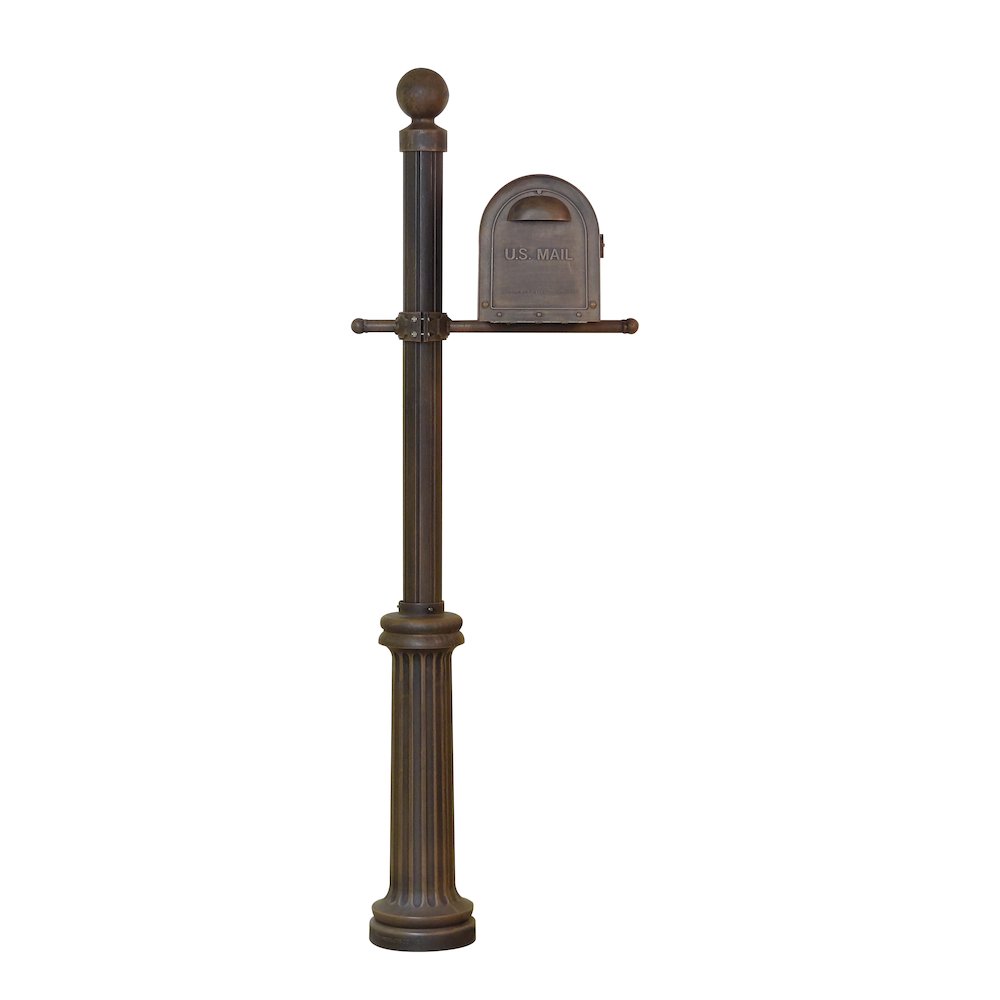 Classic Curbside Mailbox and Fresno Mailbox Post - Special Lite Products