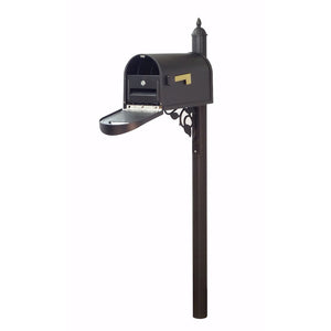 Classic Curbside Mailbox with Locking Insert and Albion Mailbox Post - Special Lite Products
