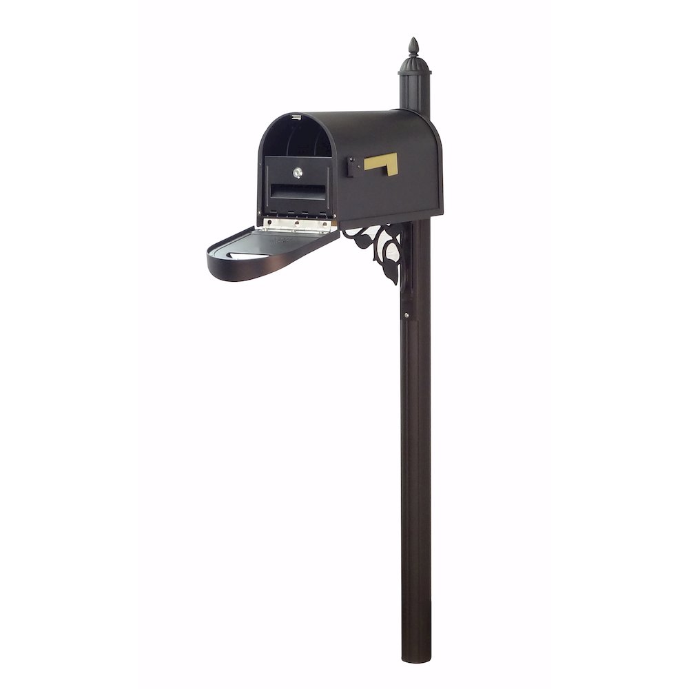Classic Curbside Mailbox with Locking Insert and Albion Mailbox Post - Special Lite Products