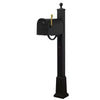 Classic Curbside Mailbox and Springfield Mailbox Post with Base - Special Lite Products
