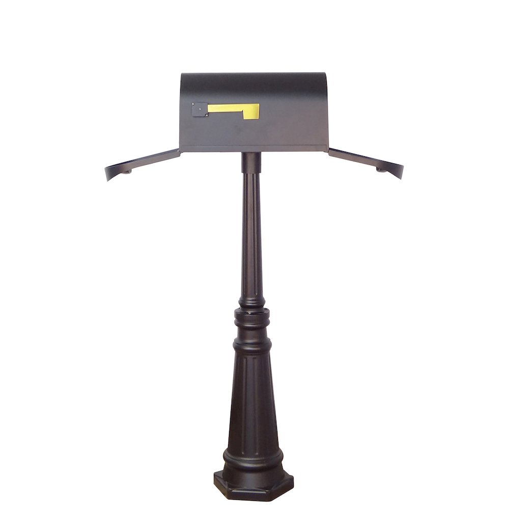 Classic Curbside Two Door Mailbox and Tacoma Mailbox Post - Special Lite Products