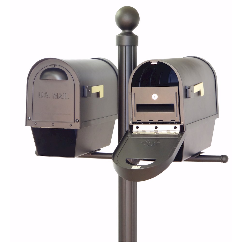 Curbside Mailboxes with Newspaper Tube, Locking Inserts - Special Lite Products