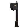 Classic Curbside Mailbox with Newspaper Tube and Springfield Mailbox with Base - Special Lite Products