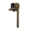 Curbside Mailbox with Newspaper Tube, Locking Insert and Wellington Mailbox - Special Lite Products