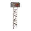 Floral Curbside Mailbox with Floral Mailbox Post - Special Lite Products
