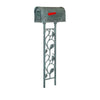 Floral Curbside Mailbox with Floral Mailbox Post - Special Lite Products